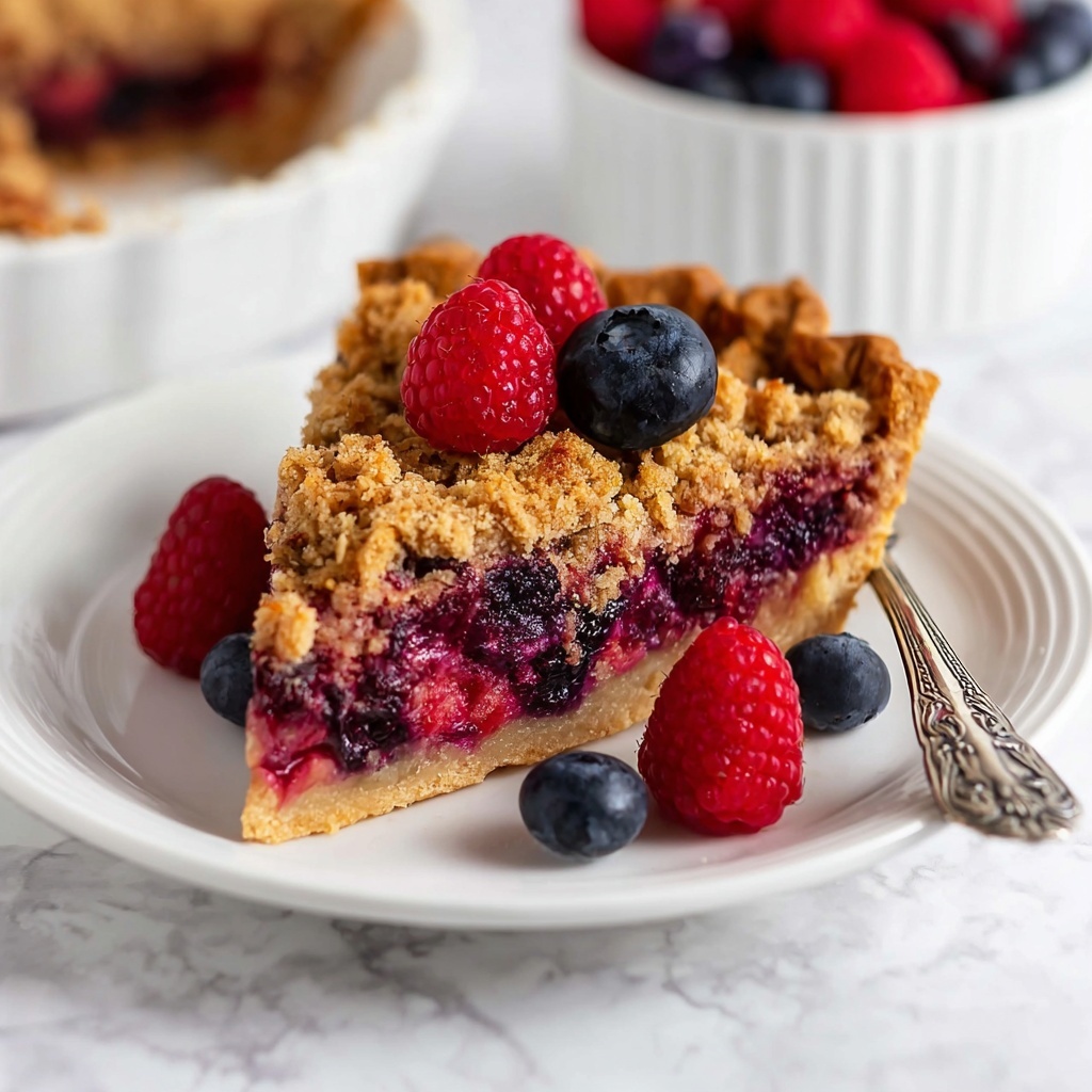 Sour Cream Berry Pie Recipe - Recipe Image