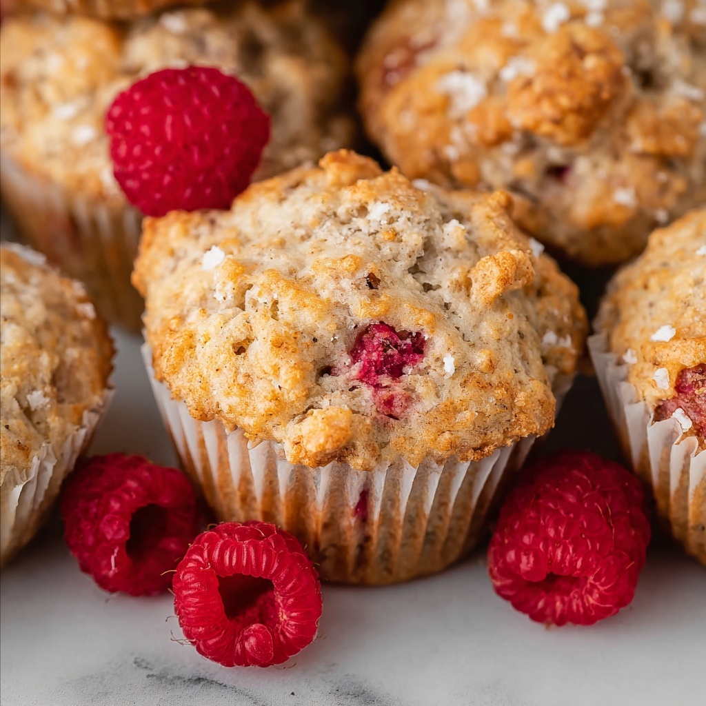 Raspberry Oatmeal Muffins Recipe - Recipe Image