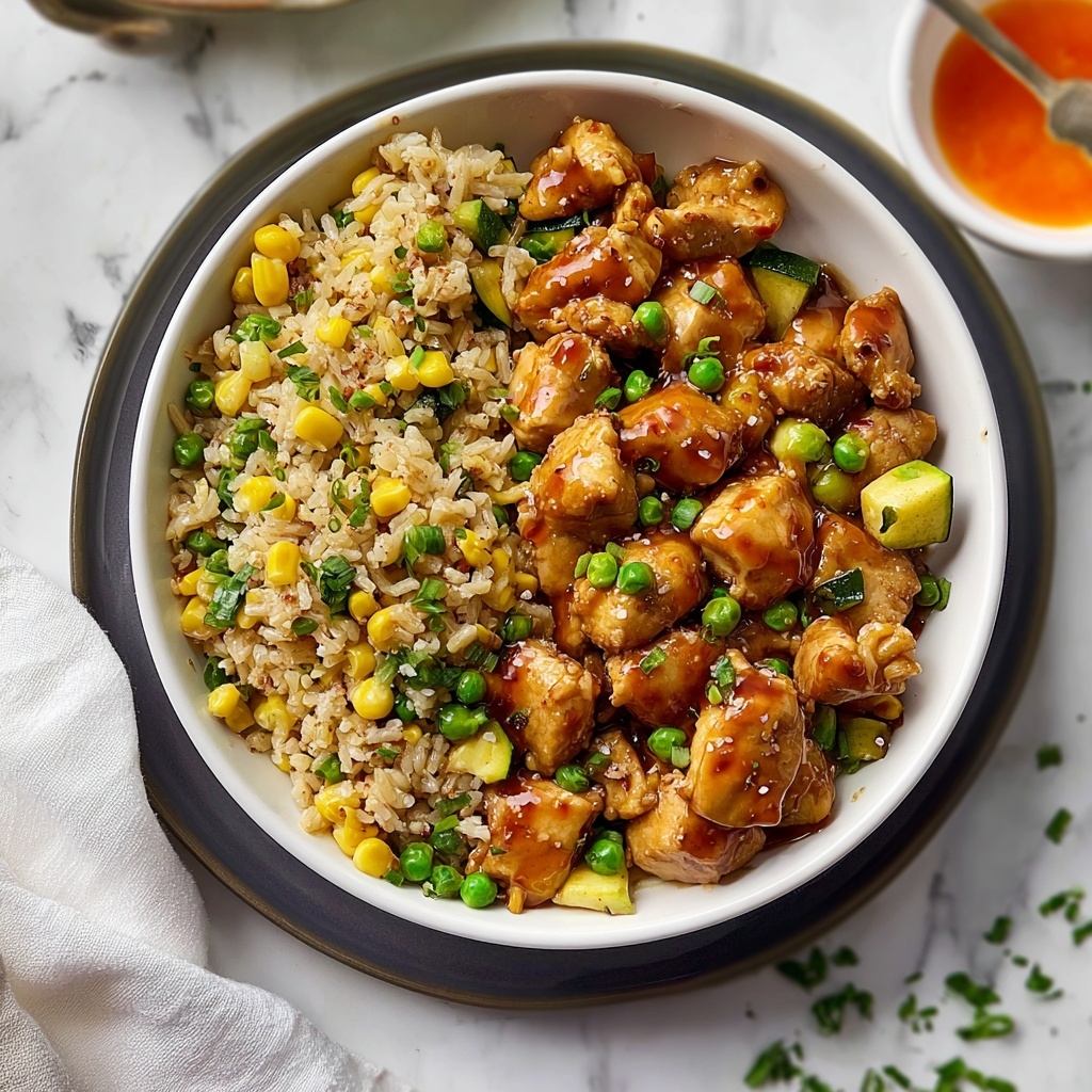 Hibachi Chicken with Fried Rice and Yum Yum Sauce Recipe - Recipe Image