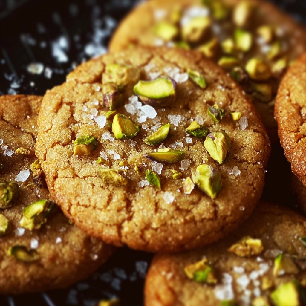 Salted Honey Pistachio Cookies Recipe - Recipe Image