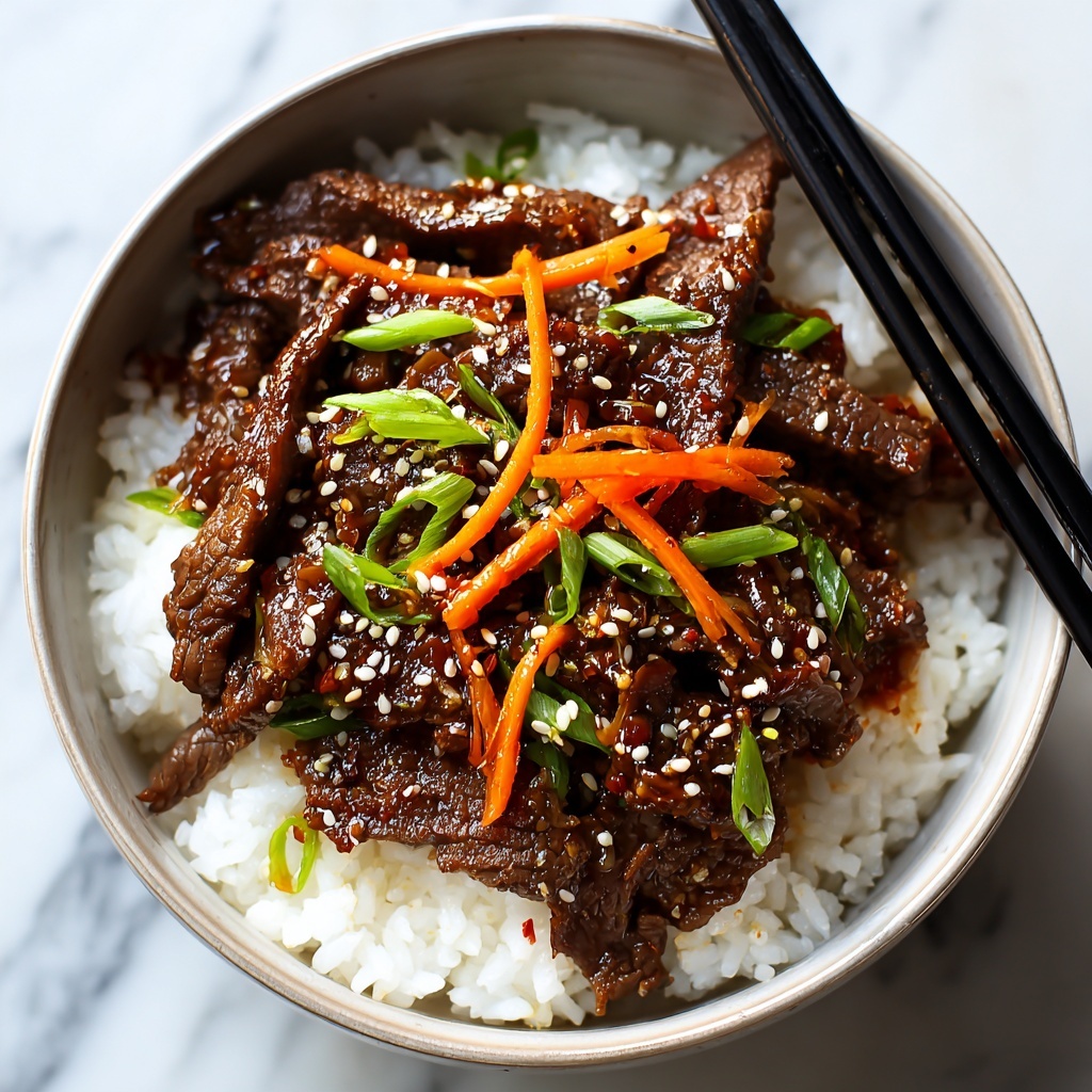 Korean Beef Bowl Recipe - Recipe Image