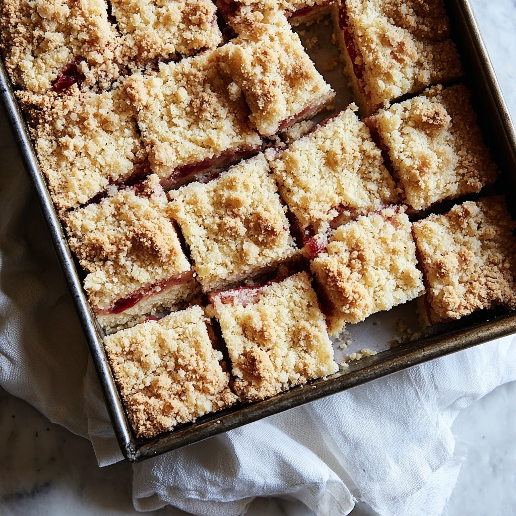 Coconut Rhubarb Cake Recipe - Recipe Image