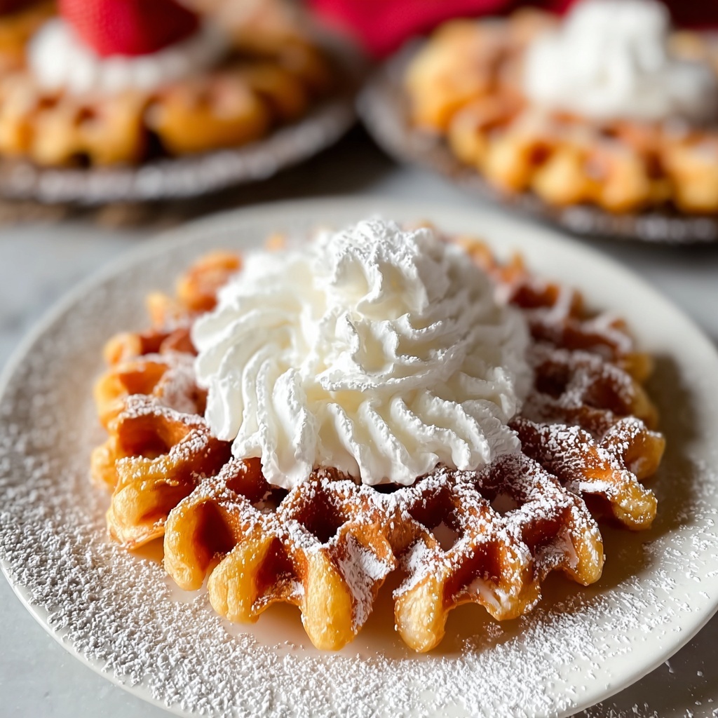 Sweet Whirlwind Fairground Funnel Cakes Recipe - Recipe Image