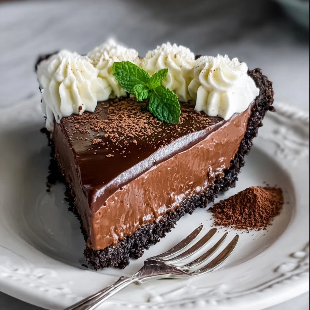 Keto Chocolate Silk Pie Recipe - Recipe Image