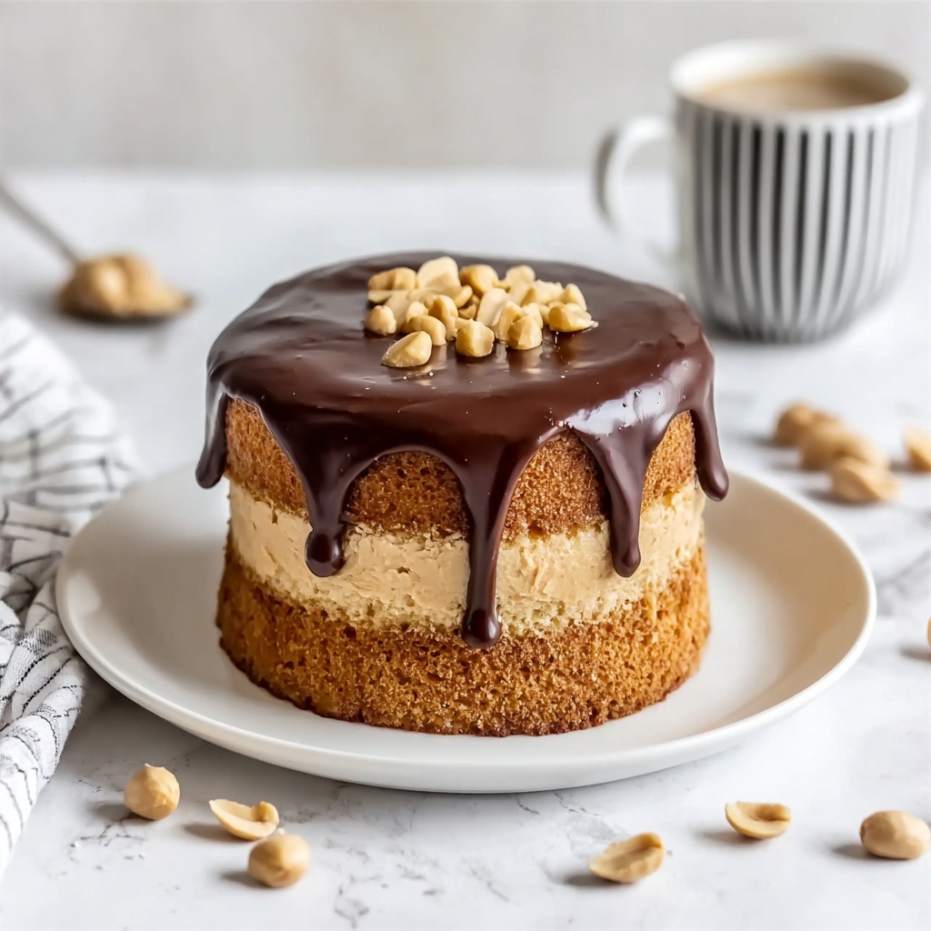 Mini Keto Peanut Butter Chocolate Cake Recipe - Recipe Image