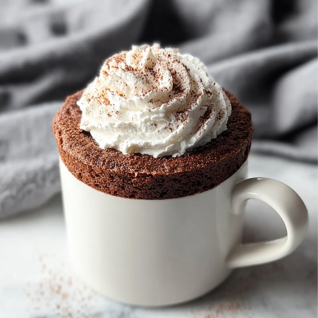 Keto Espresso Mug Cake Recipe - Recipe Image