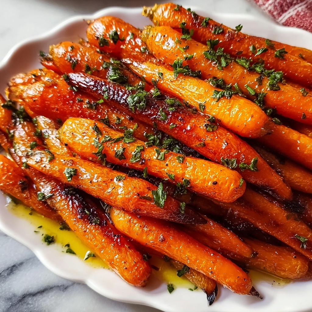 Honey Garlic Roasted Carrots Recipe - Recipe Image
