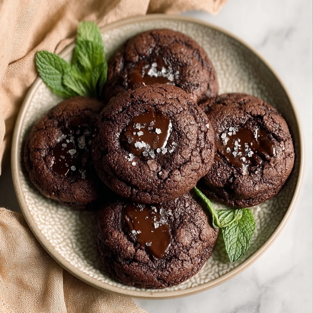 Tiny Salty Chocolaty Cookies Recipe - Recipe Image