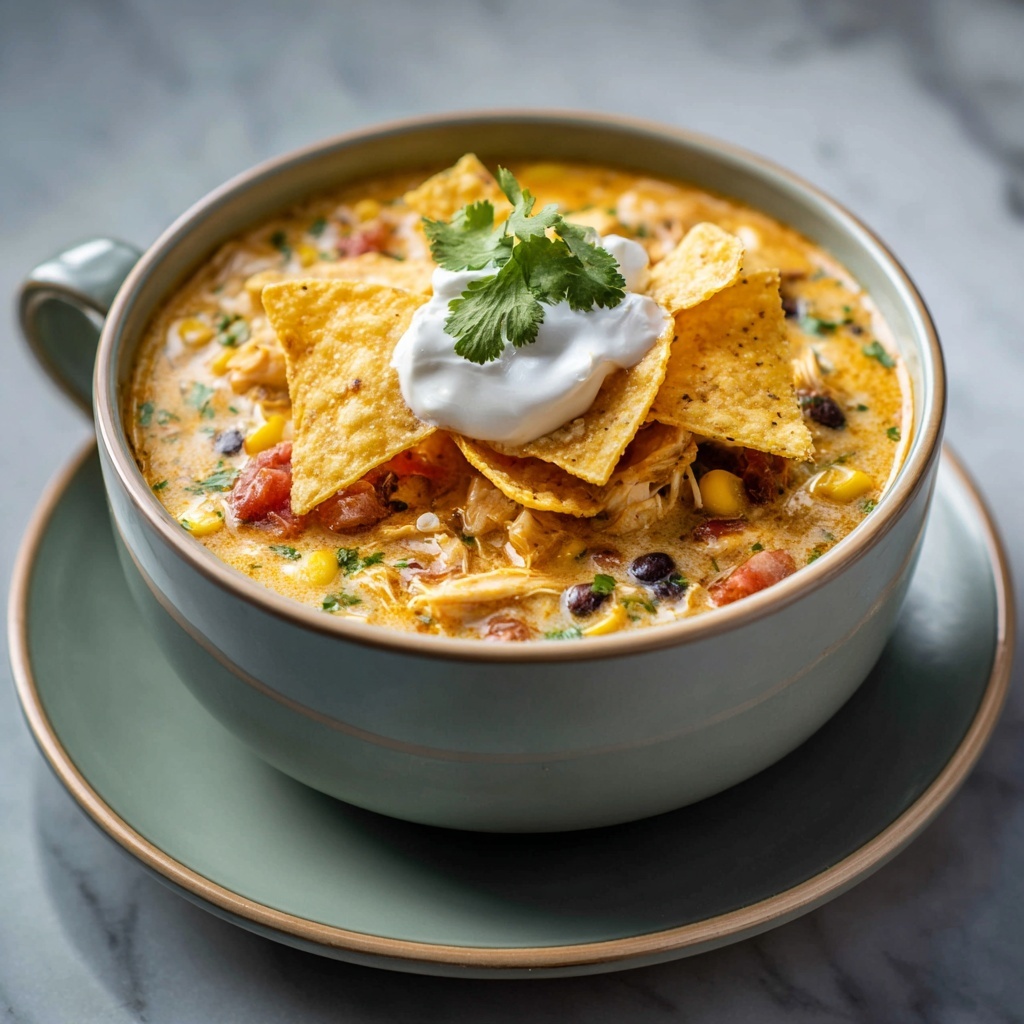 Easy Chicken Taco Soup Recipe - Recipe Image