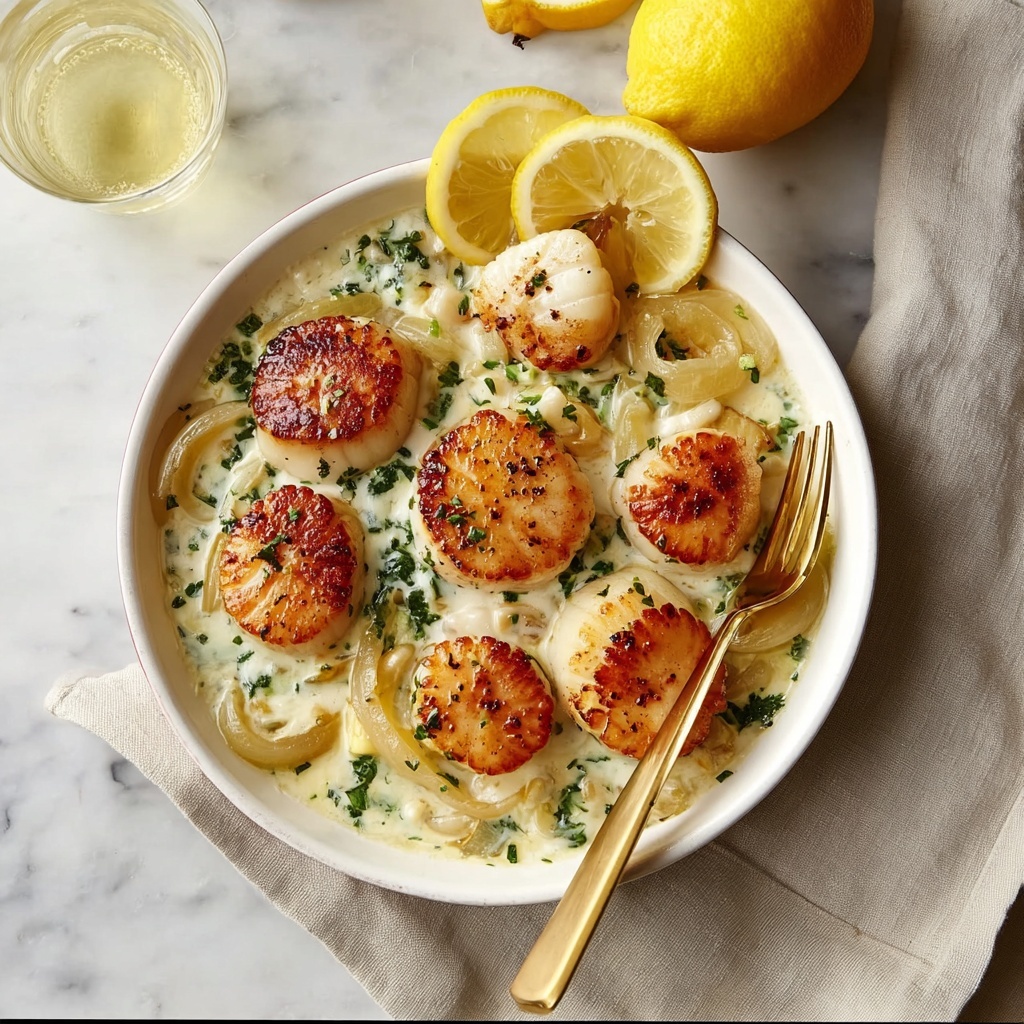Lemon Butter Scallops Recipe - Recipe Image
