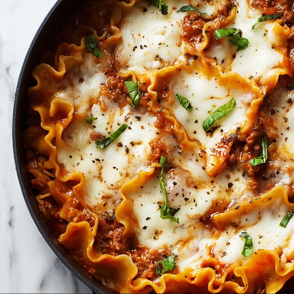 Easy One-Pan Skillet Lasagna Recipe - Recipe Image