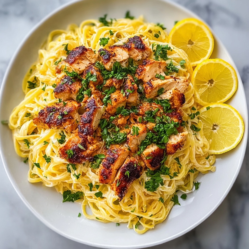 Cowboy Butter Chicken Pasta Linguine Recipe - Recipe Image