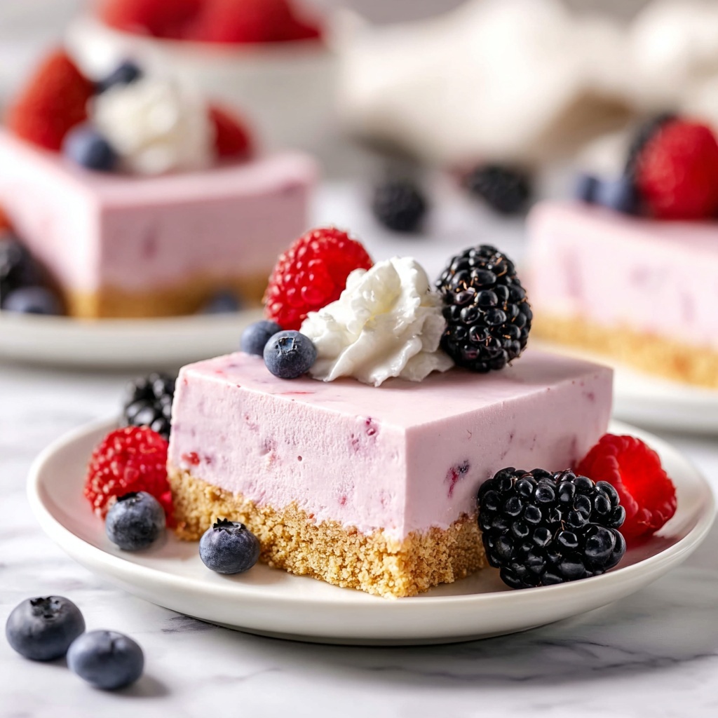 No-Bake Berry Cheesecake Recipe - Recipe Image