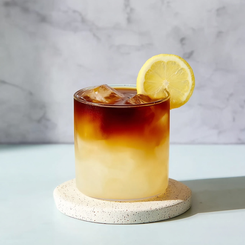 Lemon Vanilla Black Tea Iced Tea Recipe - Recipe Image