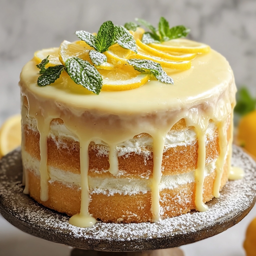 Limoncello Mascarpone Cake – Bright & Elegant Dessert Recipe - Recipe Image