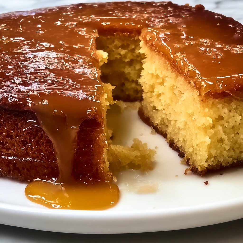 Treacle Citrus Pudding Cake Recipe - Recipe Image