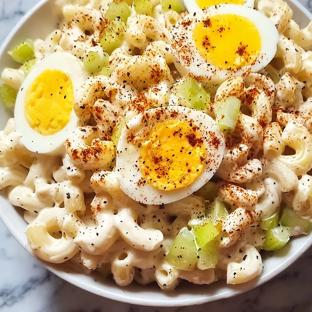Deviled Egg Macaroni Salad Recipe - Recipe Image