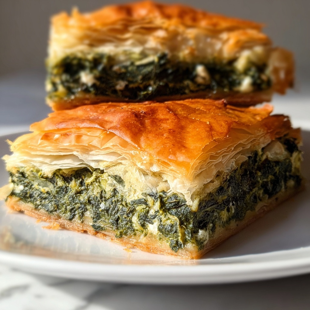 Spanakopita II: 7 Irresistible Layers of Flavorful Bliss Recipe - Recipe Image