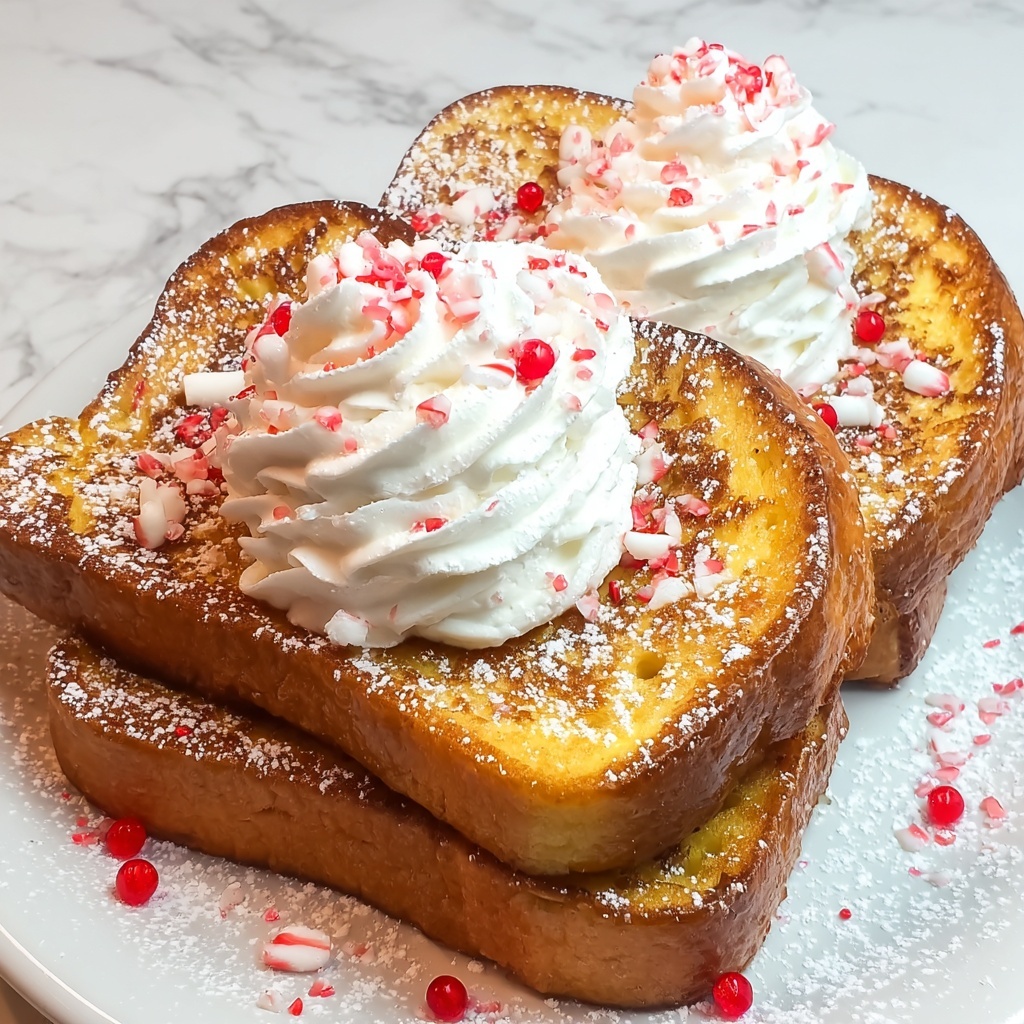 Peppermint Hot Chocolate French Toast for Cozy Mornings Recipe - Recipe Image