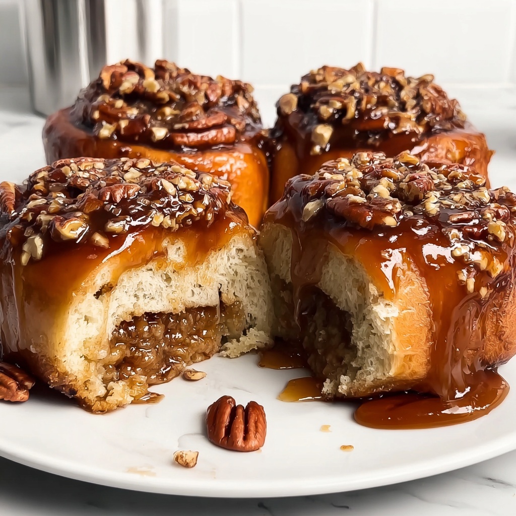 Maple Pecan Sticky Buns: 4 Steps to Heaven Recipe - Recipe Image