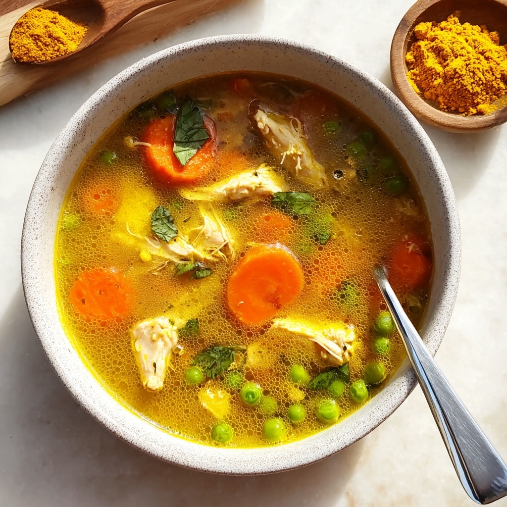 Anti-Inflammatory Turmeric Chicken Soup That Heals and Nourishes Recipe - Recipe Image
