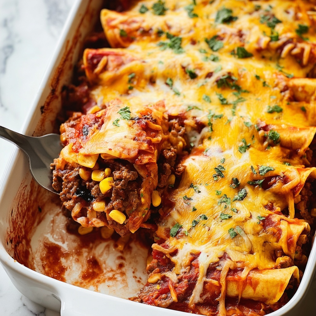 Shredded Beef Enchiladas Recipe - Recipe Image