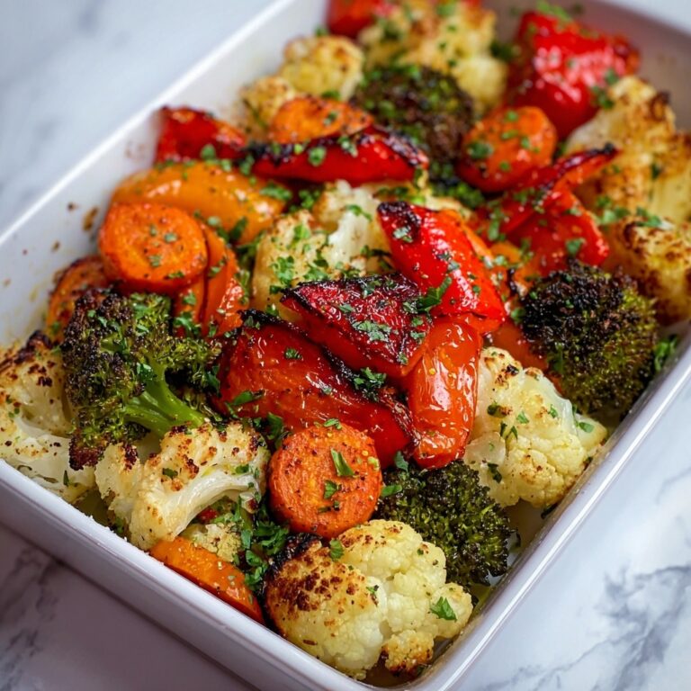 Garlic Roasted Vegetables Recipe