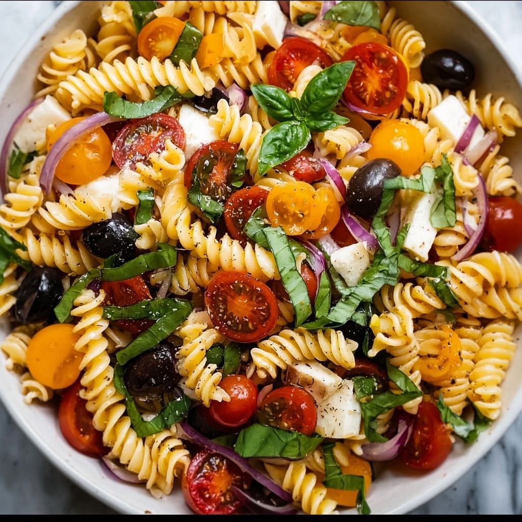 Vibrant Italian Antipasto Pasta Salad Recipe - Recipe Image