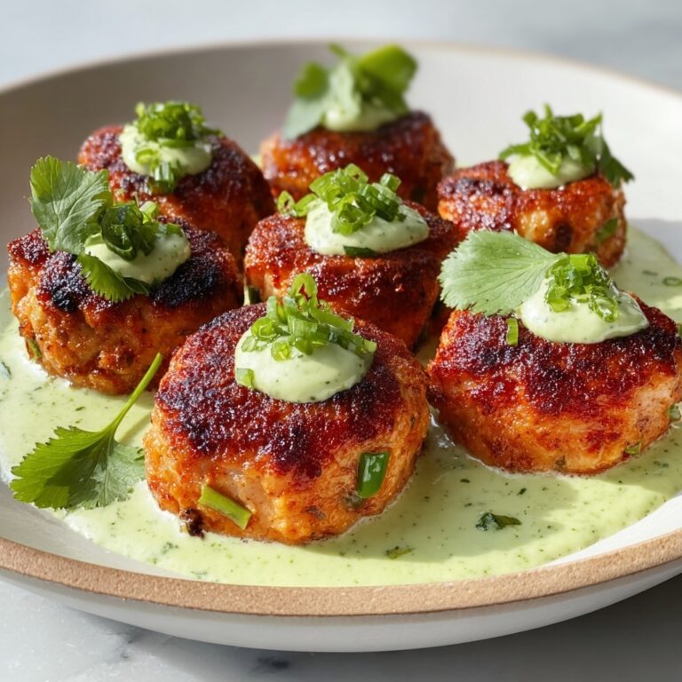 Salmon Balls with Creamy Avocado Sauce Recipe