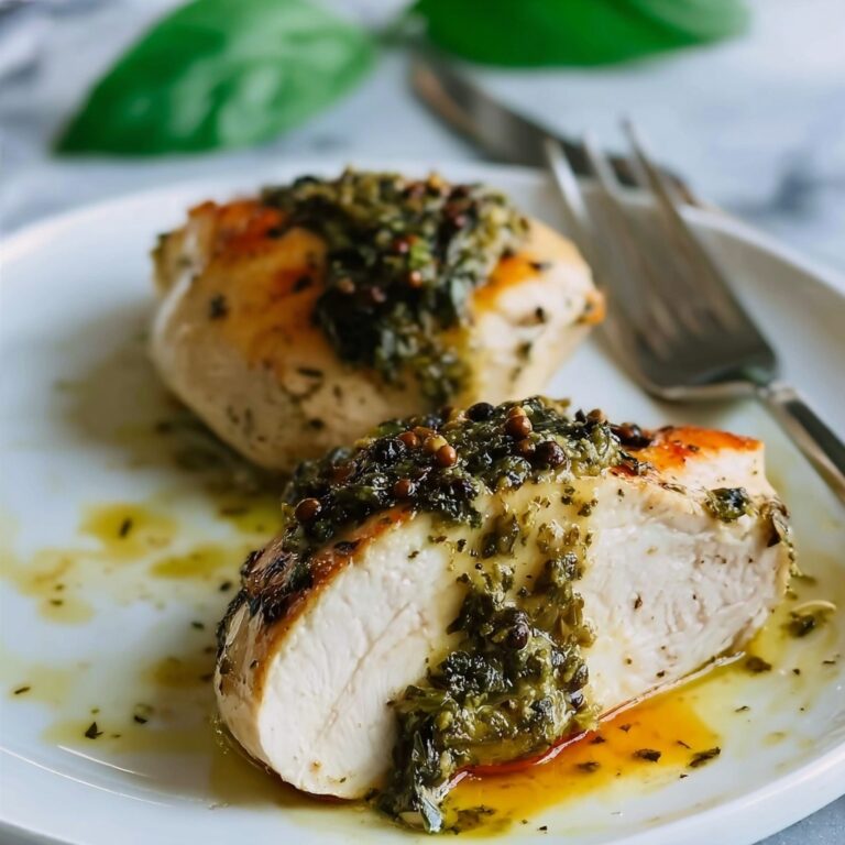 Easy Baked Pesto Chicken Recipe