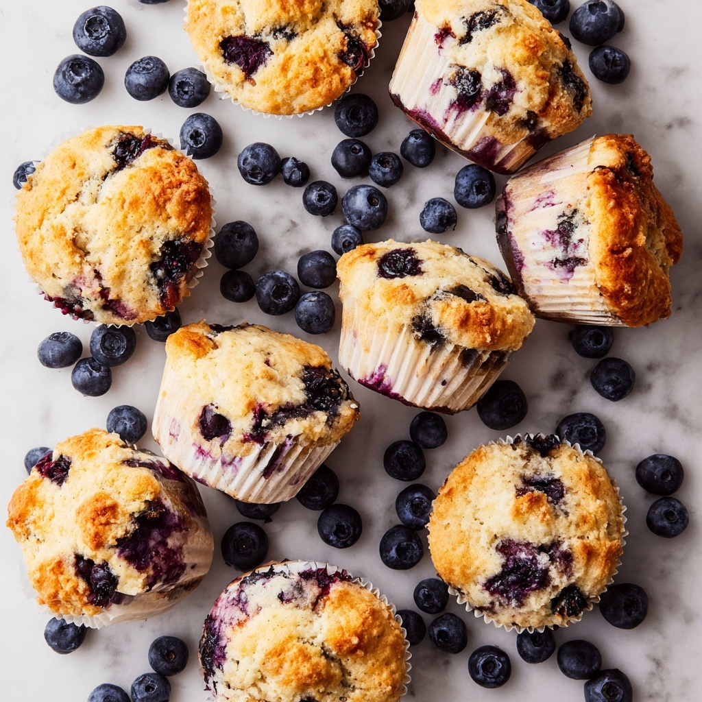Sour Cream Blueberry Muffins Recipe - Recipe Image