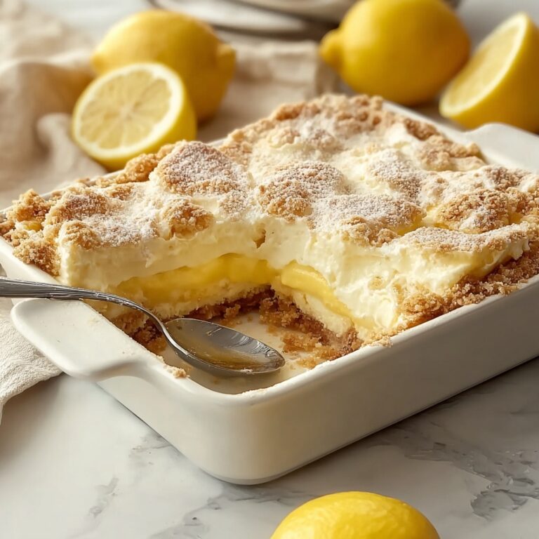 Lemon Cream Cheese Dump Cake Recipe