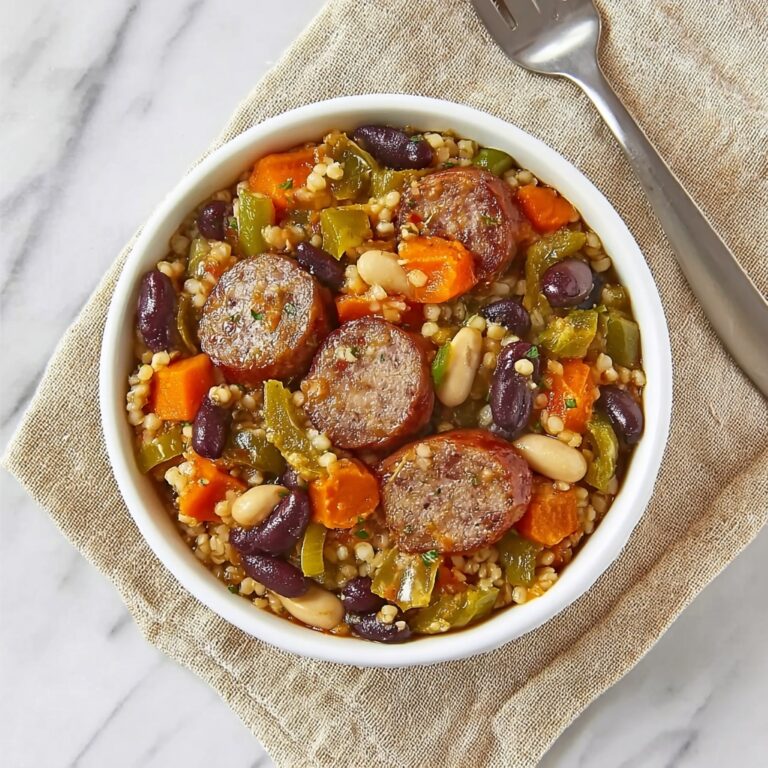 Hoppin John with Sausage for Prosperity and Comfort Recipe