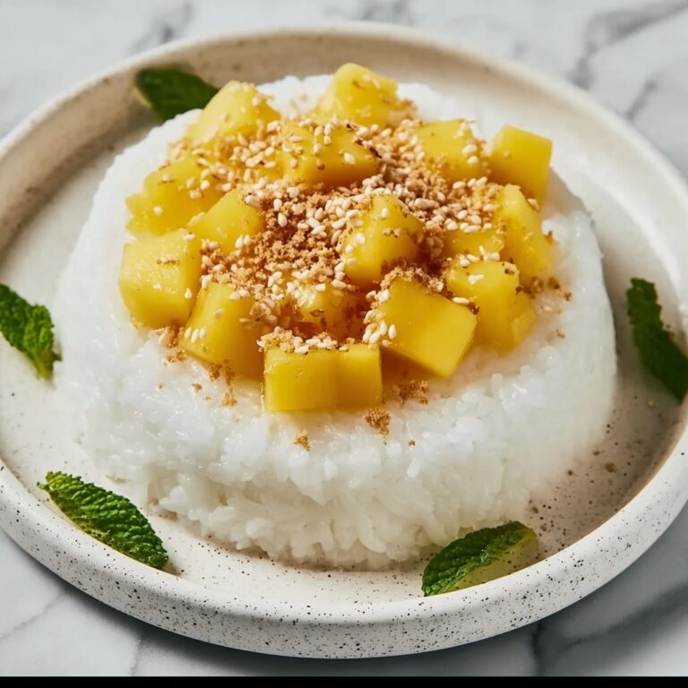 Mango Sticky Rice Bliss: A Vegan Thai Delight Recipe