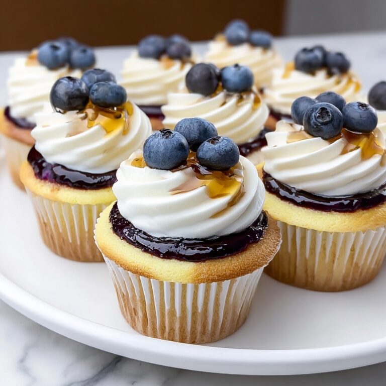 Blueberry Pancake Cupcakes Recipe