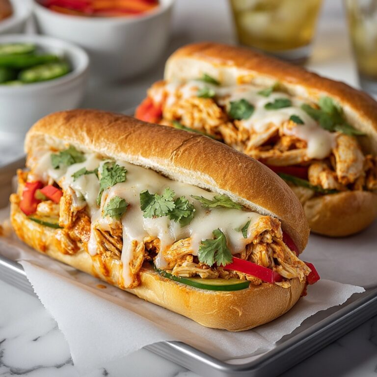Slow Cooker Chicken Philly Sandwiches Recipe