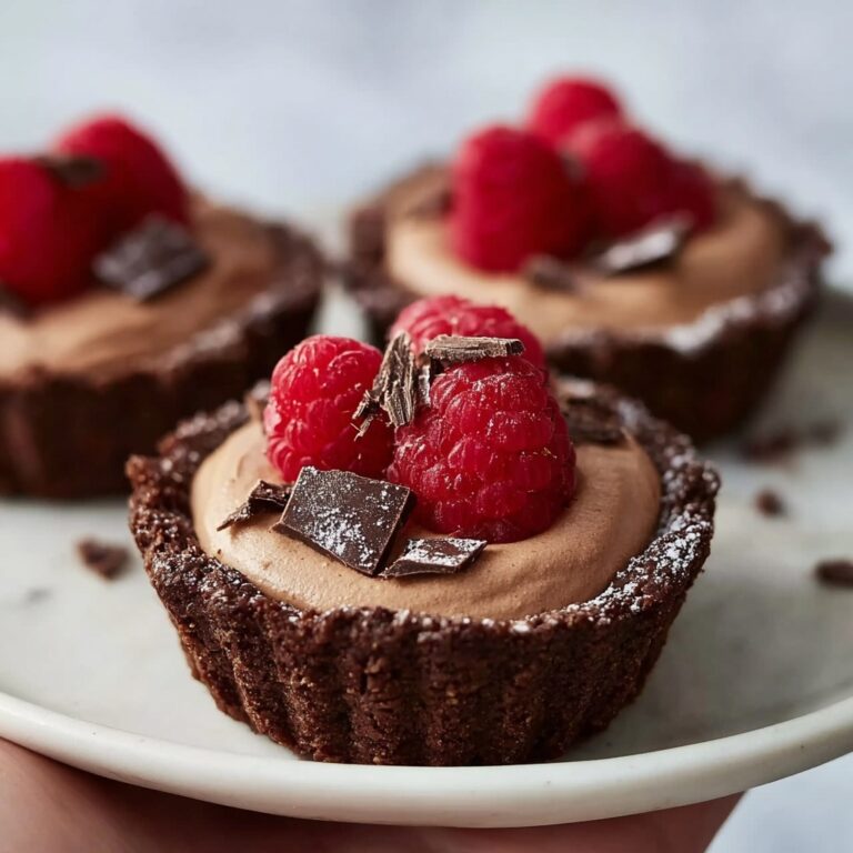 No Bake Raspberry Chocolate Mousse Cups Recipe