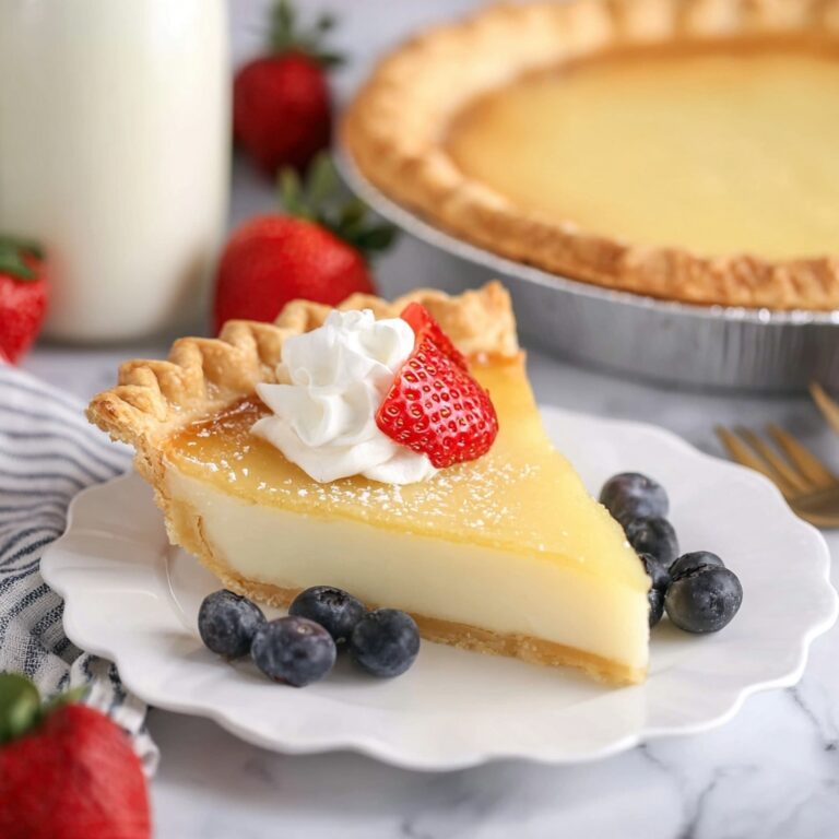 Rich & Creamy Buttermilk Pie Recipe