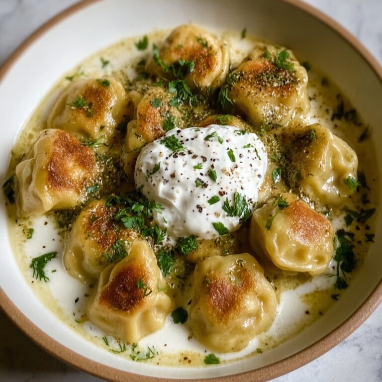 Turkish Tiny Dumplings in Yogurt Sauce Recipe