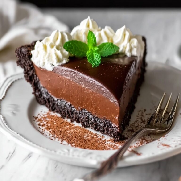 Keto Chocolate Silk Pie Recipe