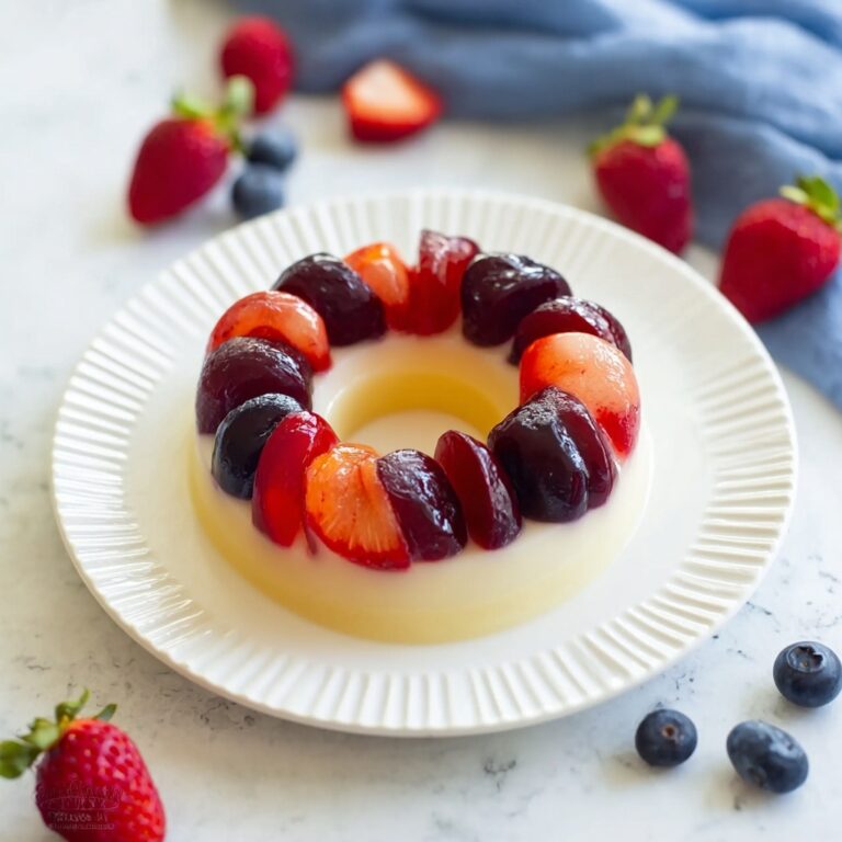 Low Carb Berry & Vanilla Jello Ring Recipe
