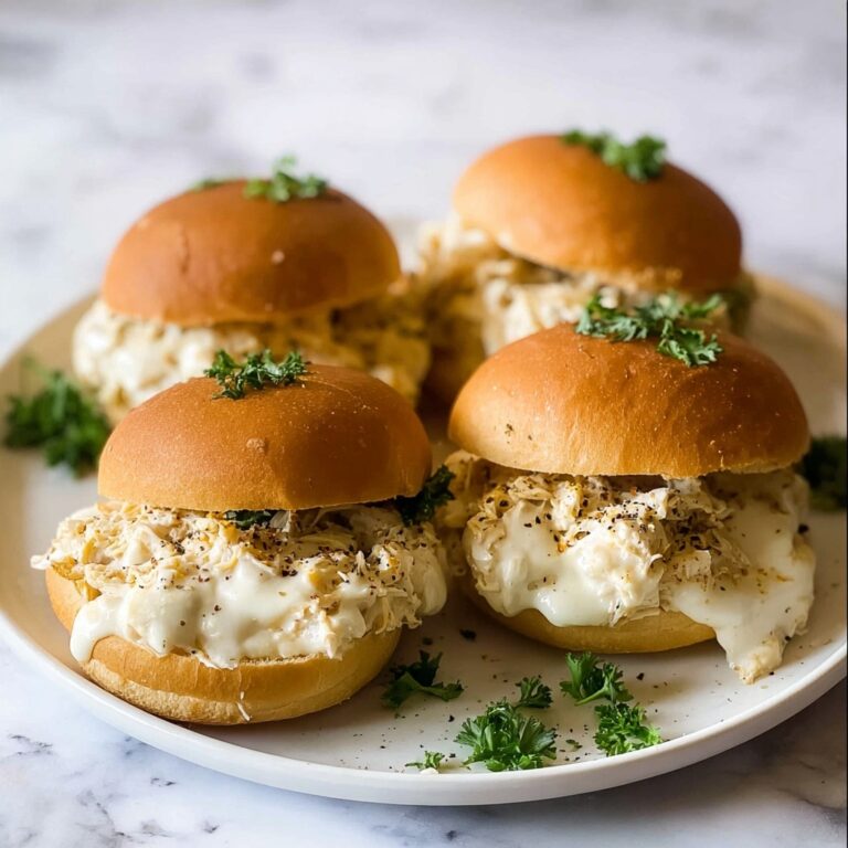 Chicken Alfredo Sloppy Joes Recipe