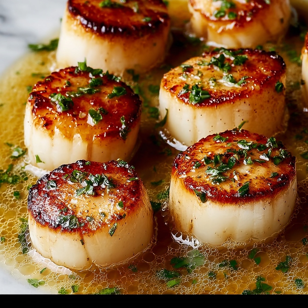 Lemon Garlic Seared Scallops Recipe - Recipe Image