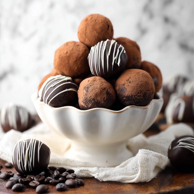 Dark Chocolate Coffee Truffles Recipe