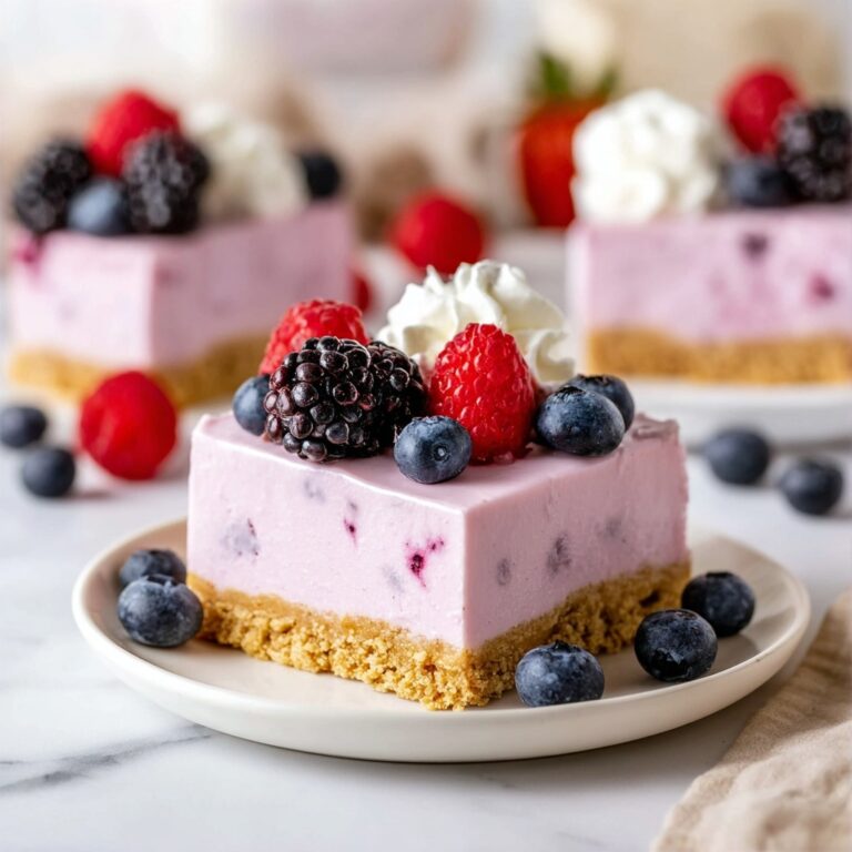 No-Bake Berry Cheesecake Recipe