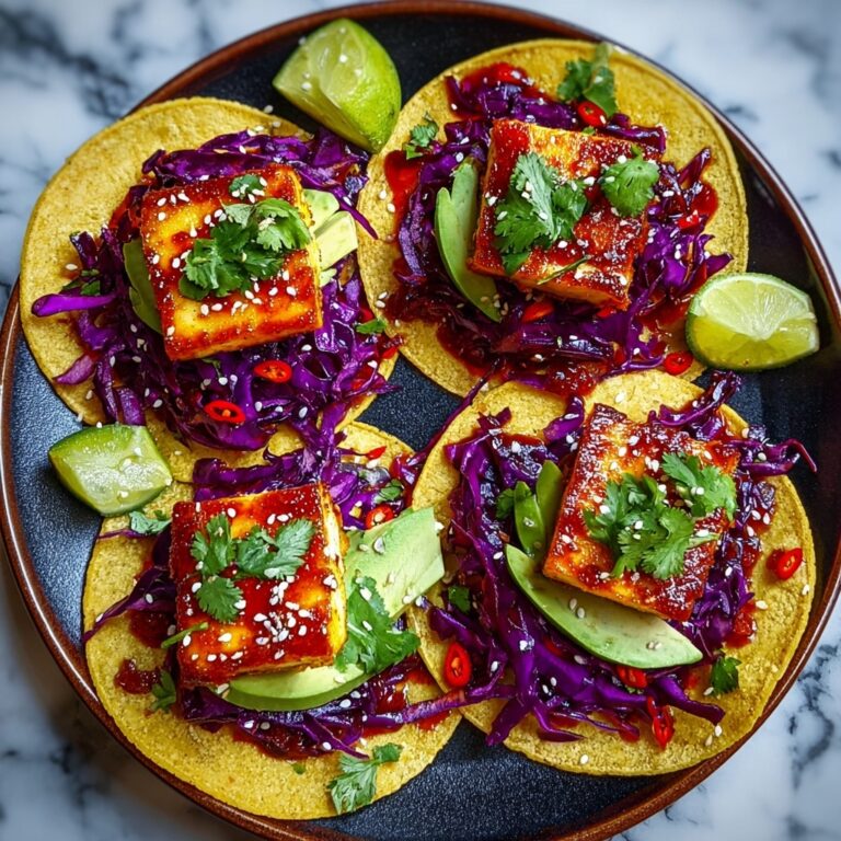 Spicy Honey Halloumi Tacos Recipe
