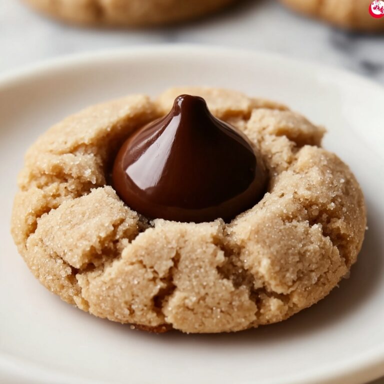 Peanut Butter Blossom Cookies Recipe