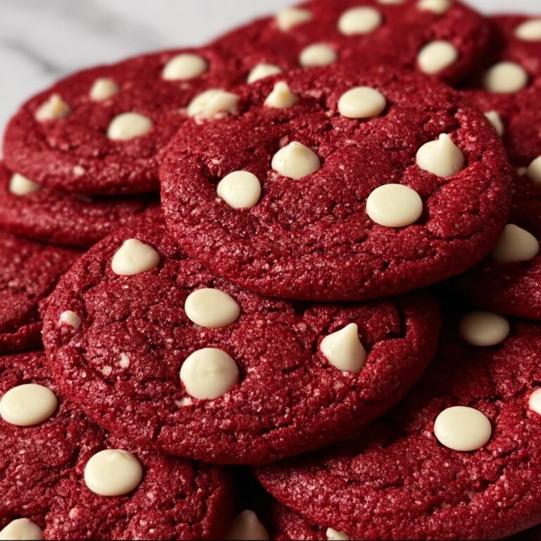 Red Velvet White Chocolate Cookies Recipe