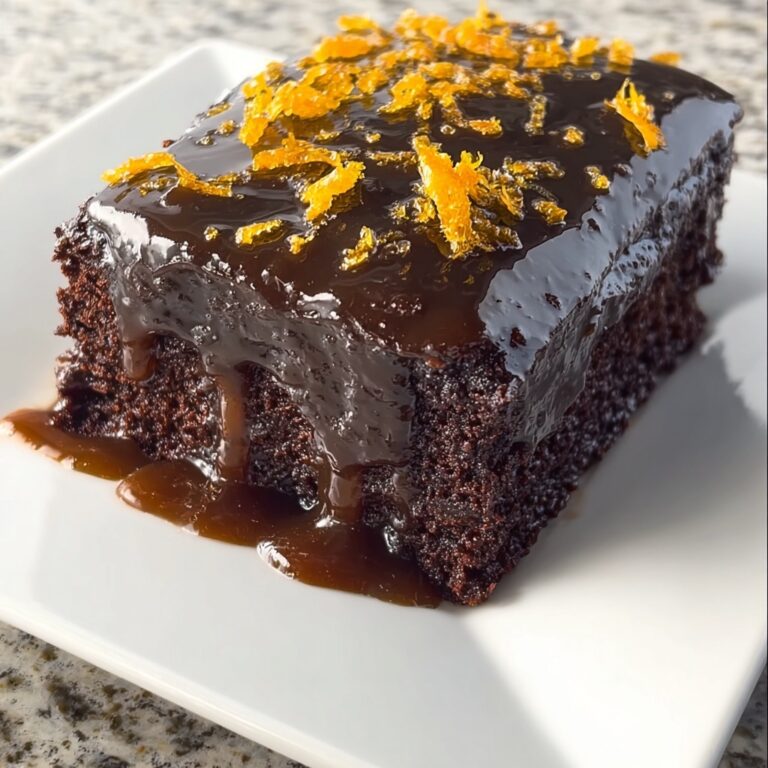 Sticky Date & Orange Traybake with Caramel Glaze Recipe