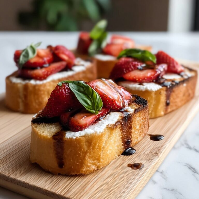Strawberry Goat Cheese Bruschetta: 5 Irresistible Bites Recipe